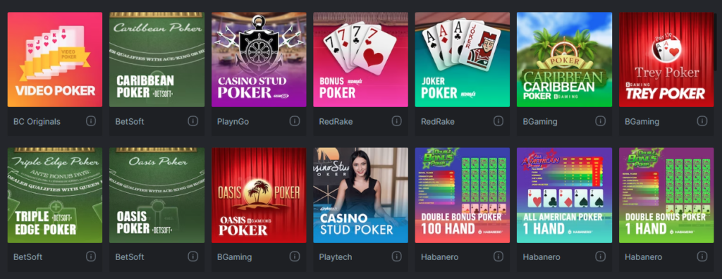 Онлайн покер и настольные игры